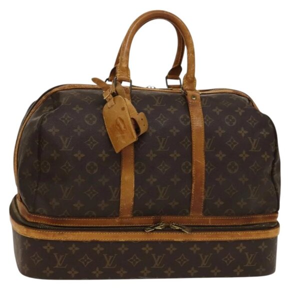 LOUIS VUITTON Monogram Sac Sports Boston Bag M41444 LV Auth 138360 - Picture 1 of 13